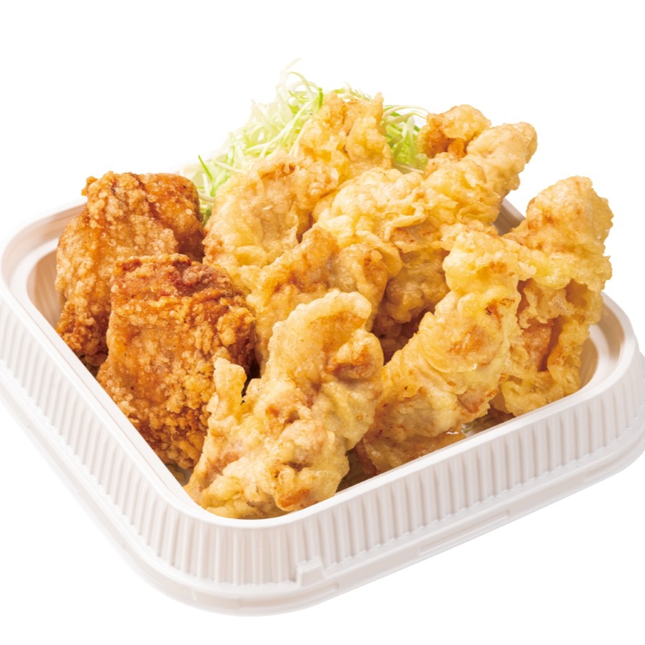 からやま とり天倍盛り合盛り弁当※おかずのみ