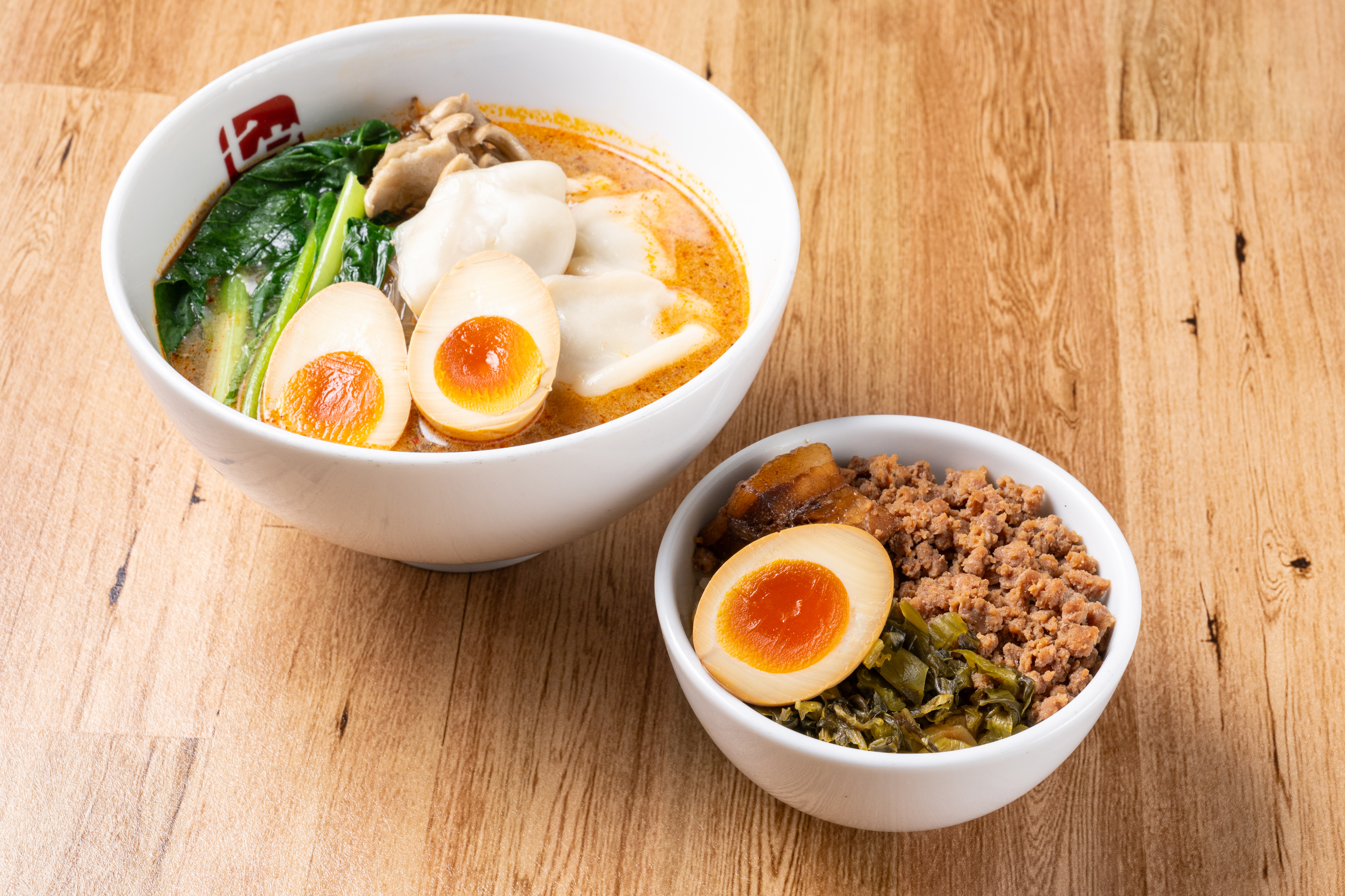 七宝麻辣湯 店長おすすめトッピング！スープ春雨+ミニ魯肉飯