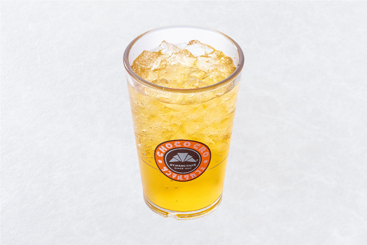 サンマルクカフェ アップルジュース