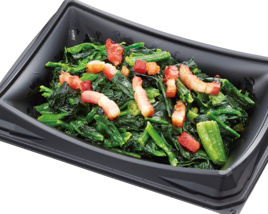 ジョリーパスタ 【239】ほうれん草とベーコンのバターソテー