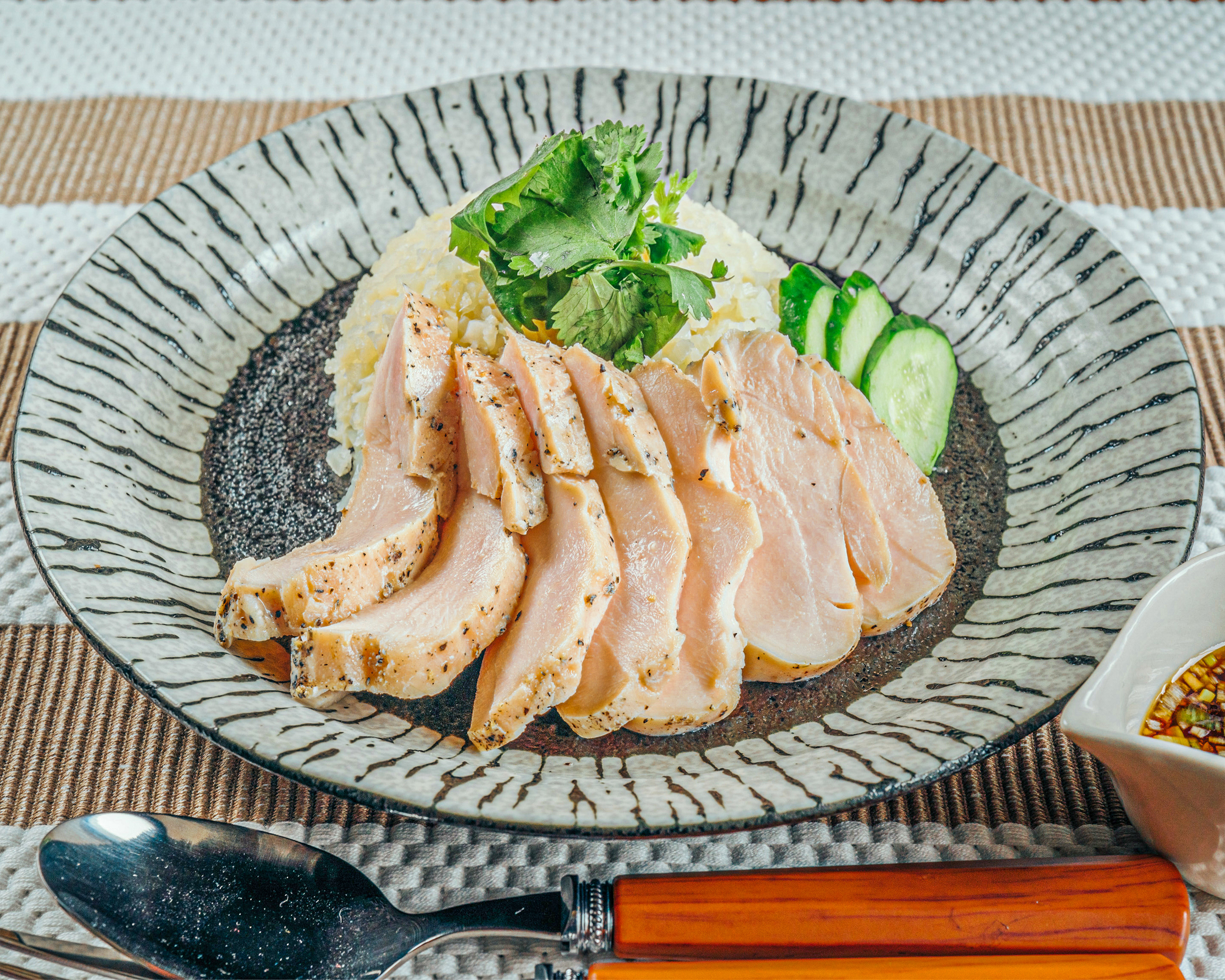 高たんぱく・糖質制限カオマンガイ 東京鶏飯食堂 カリフラワーライスのカオマンガイ(むね肉) Khaomangai with Cauliflower Rice(Breast)