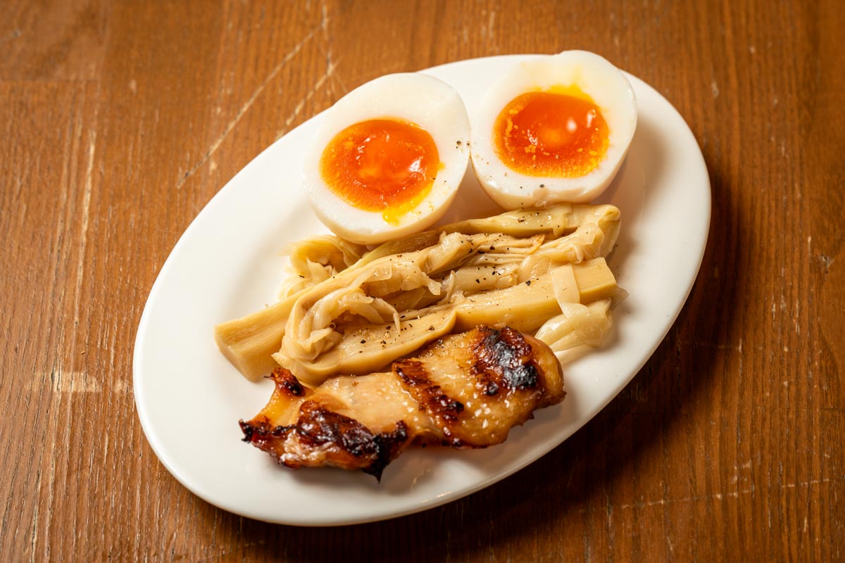 鶏ポタラーメンTHANK 三種盛り