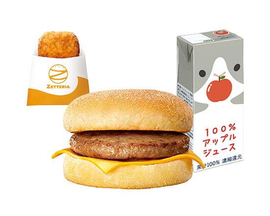ゼッテリア ZETTERIA キッズソーセージマフィン モーニングキッズセット   Kids Sausage Muffin Set