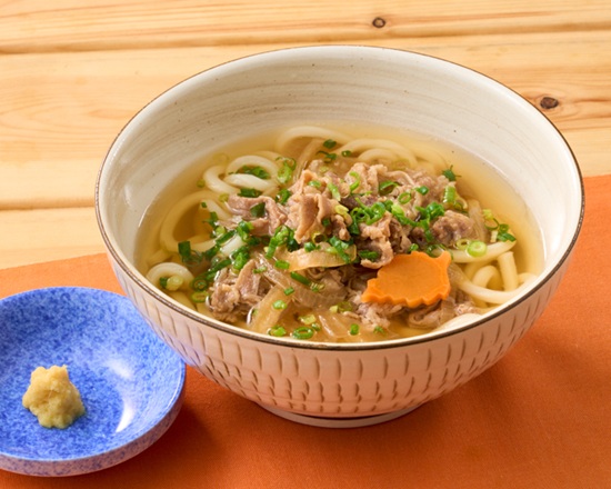 夢庵 【レンジ加熱商品】甘辛牛肉うどん