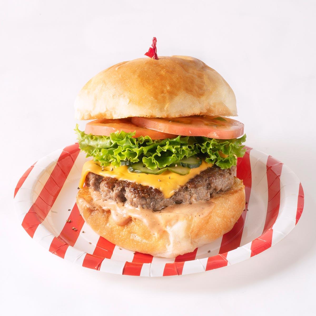JB's TOKYO 100%レタトマチーズ/The 100% Burger w/ Lettuce, Tomato ＆ Cheese