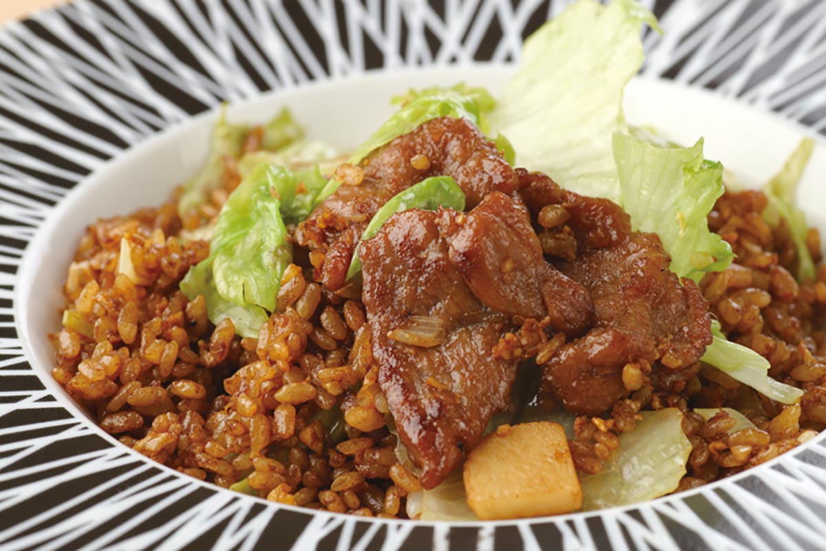 健康中華青蓮 牛肉レタスチャーハン