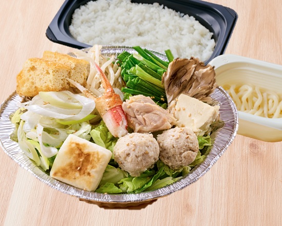 夢庵 霧島ちゃんこ弁当(うどん付)(アルミ鍋)