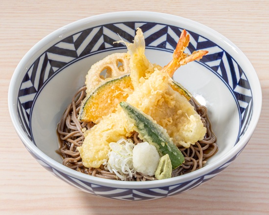 夢庵 天ぷらぶっかけそば(冷)