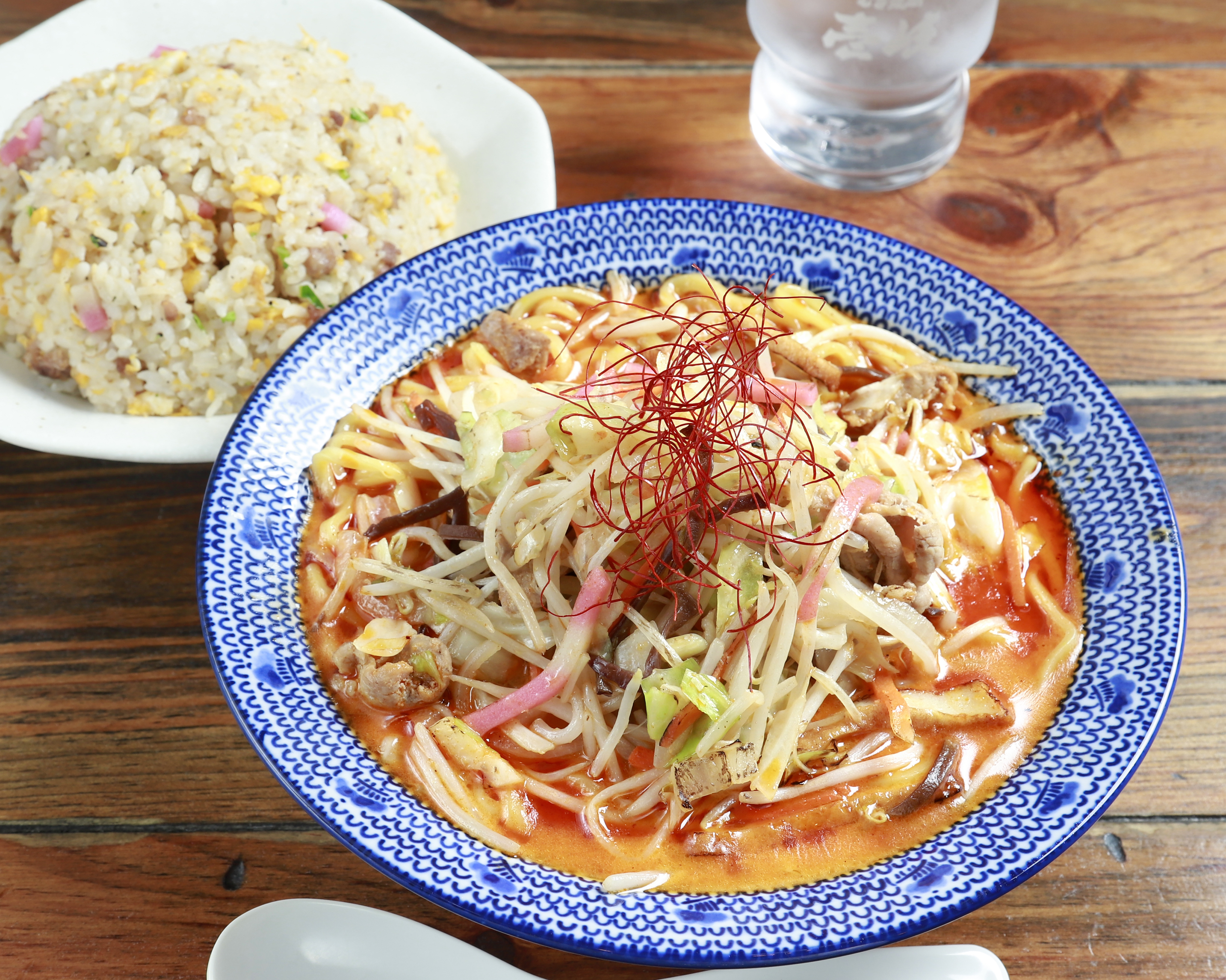 じげもん 紅ちゃんぽん＆半チャーハンセット