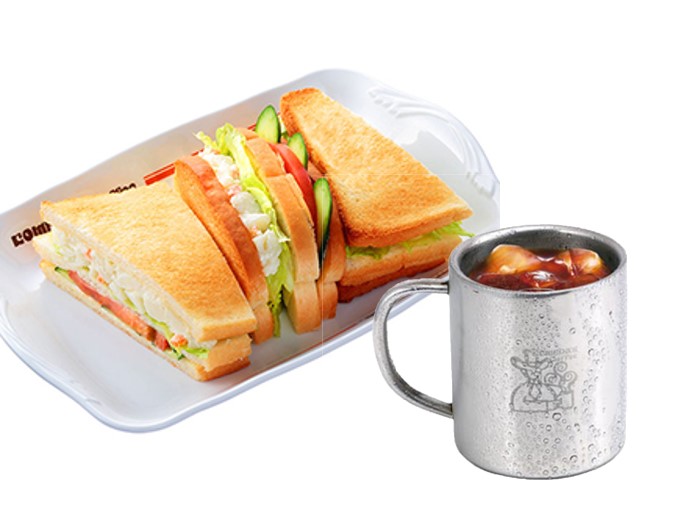 コメダ珈琲店 ポテサラトーストセット