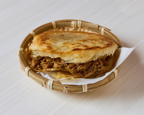 バリバリ中華風ハンバーガー