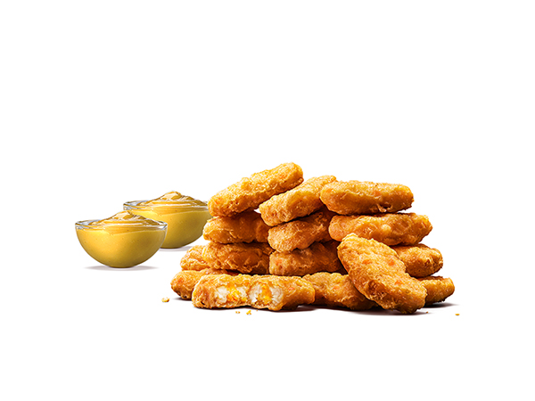 バーガーキング チーズチキンナゲット 16ピース(マスタードソース×2)