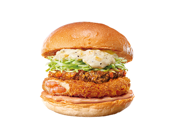ゼッテリア ZETTERIA 【単品】えびカレーバーガー Shrimp Cutlet Curry Burger