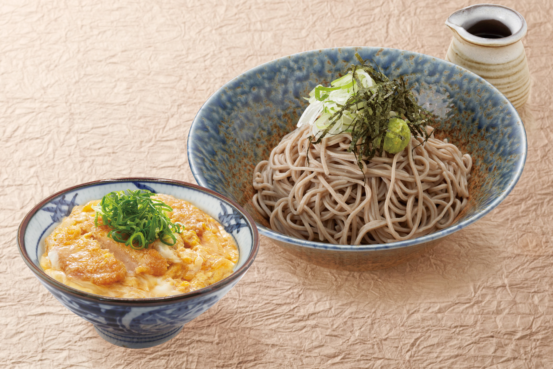 そば太鼓亭 ミニかつ丼ぶっかけそばセット(並)