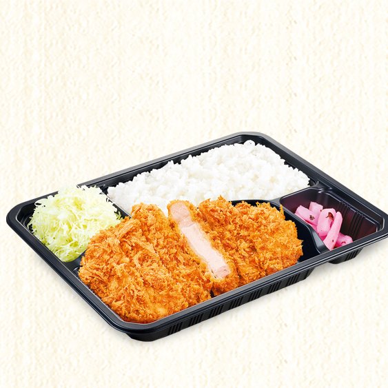 かつ庵 熟成ロースかつ弁当(120g) Pork Loin Cutlet(120g) Combo Meal