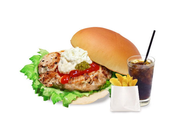 the 3rd burger チキンバーガーセット/高加水バンズ