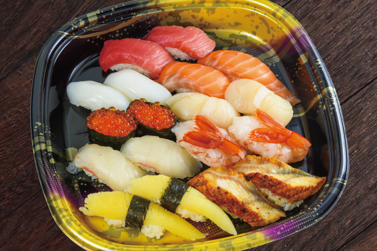 大起水産回転寿司 特上にぎり2人前(18貫)[Extra-Premium Sushi Set(18 Piece)]