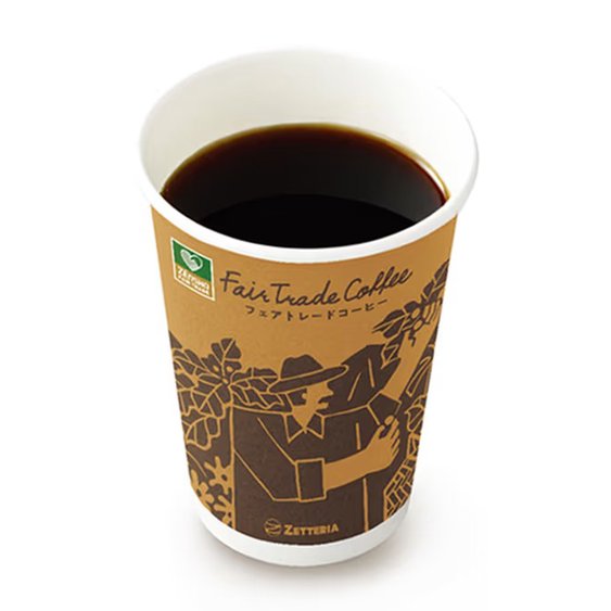 ゼッテリア ZETTERIA ホットコーヒー Fair Trade Hot Coffee