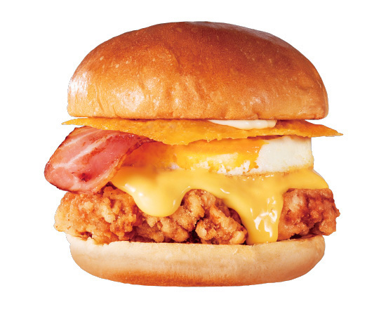 ファーストキッチン パリとろチーズベーコンエッグチキン竜田バーガー