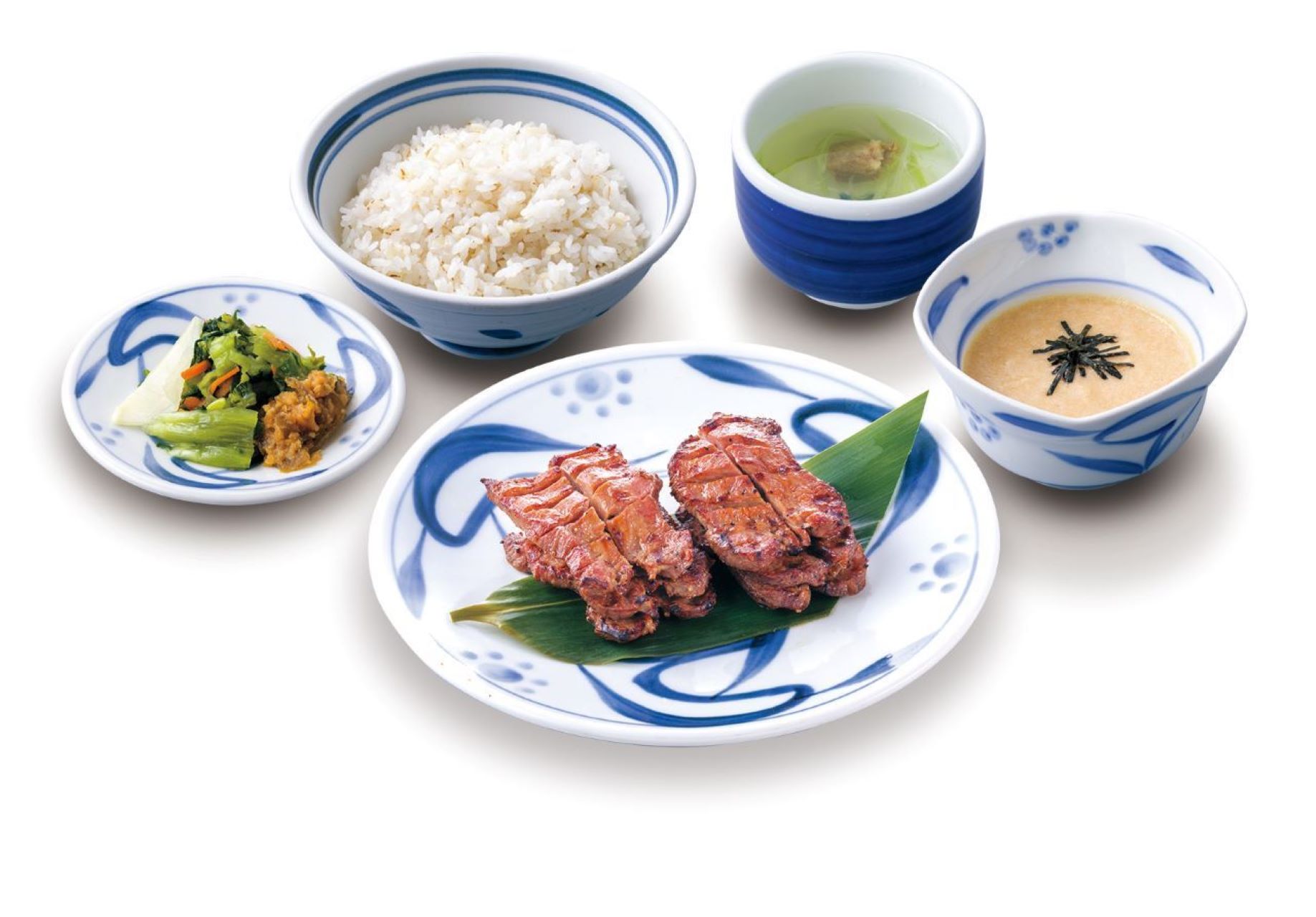 牛たん とろろ 麦めし ねぎし がんこちゃんセット