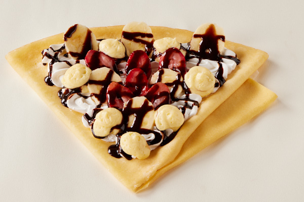 至福の贅沢「恋するクレープ」 チョコバナナいちごWクリーム Chocolate Banana Strawberry Double Cream