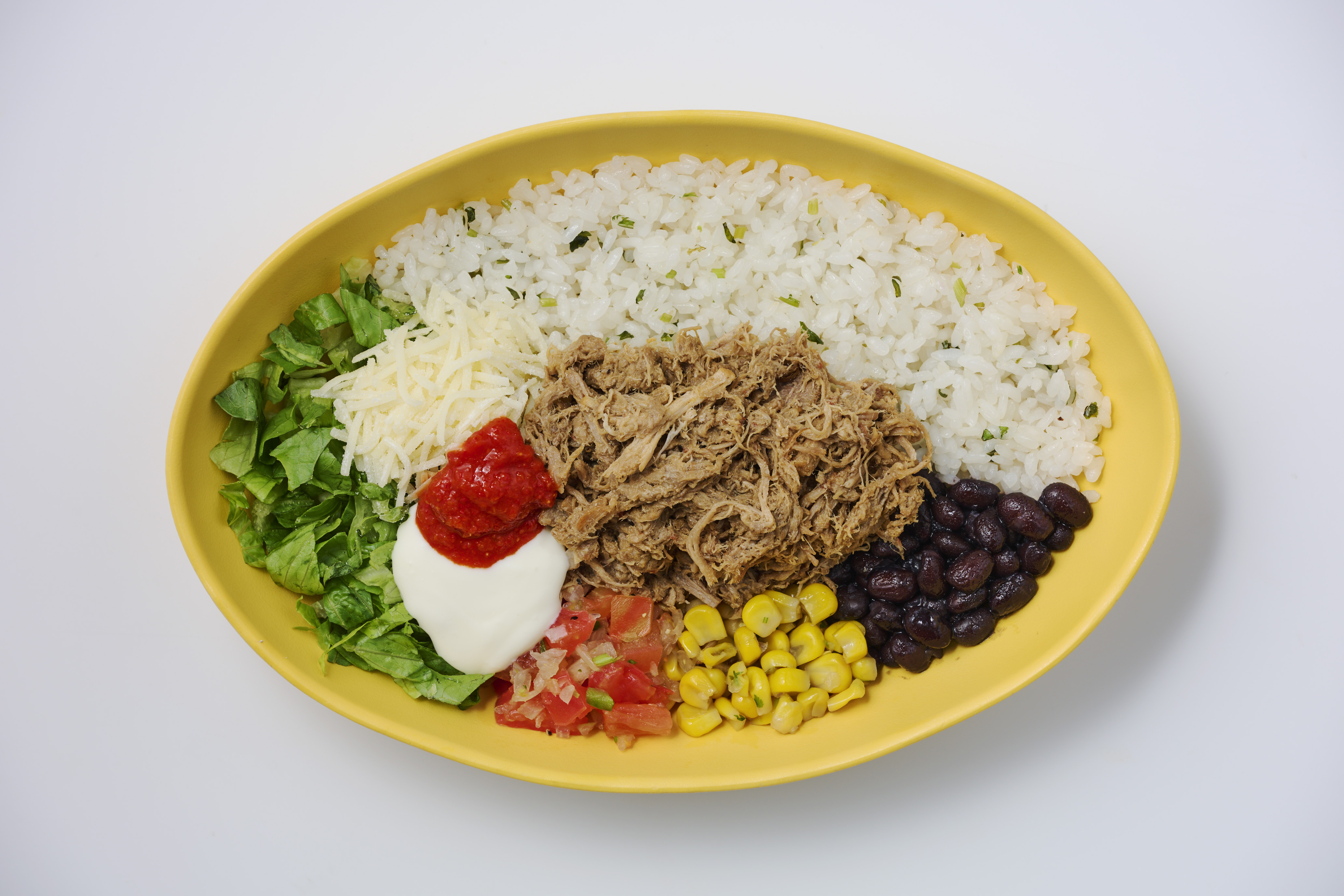 フリホーレス スパイシーポークボウル Red Hot Carnitas Bowl