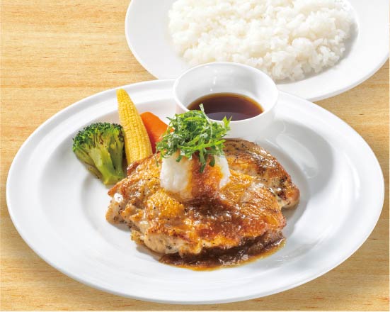 ガスト ジューシー若鶏グリル 大葉おろし弁当