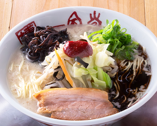 一風堂 赤丸(タンメン野菜のせ)