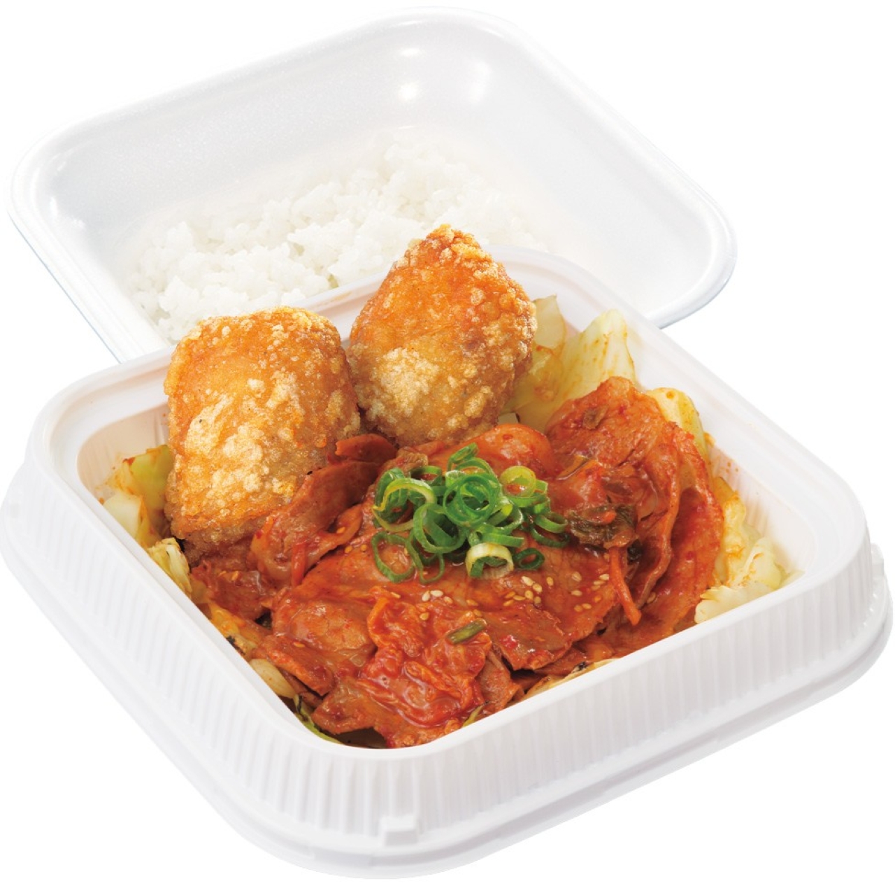 からやま 豚キムチ2種盛り弁当