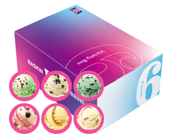 サーティワンアイスクリーム バラエティボックス レギュラー6個 Aセット