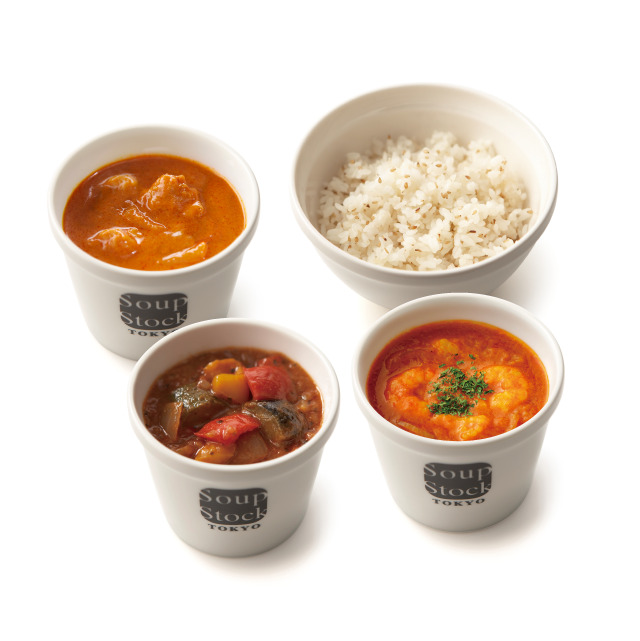 スープストックトーキョー人気No.2 3種のスープセット