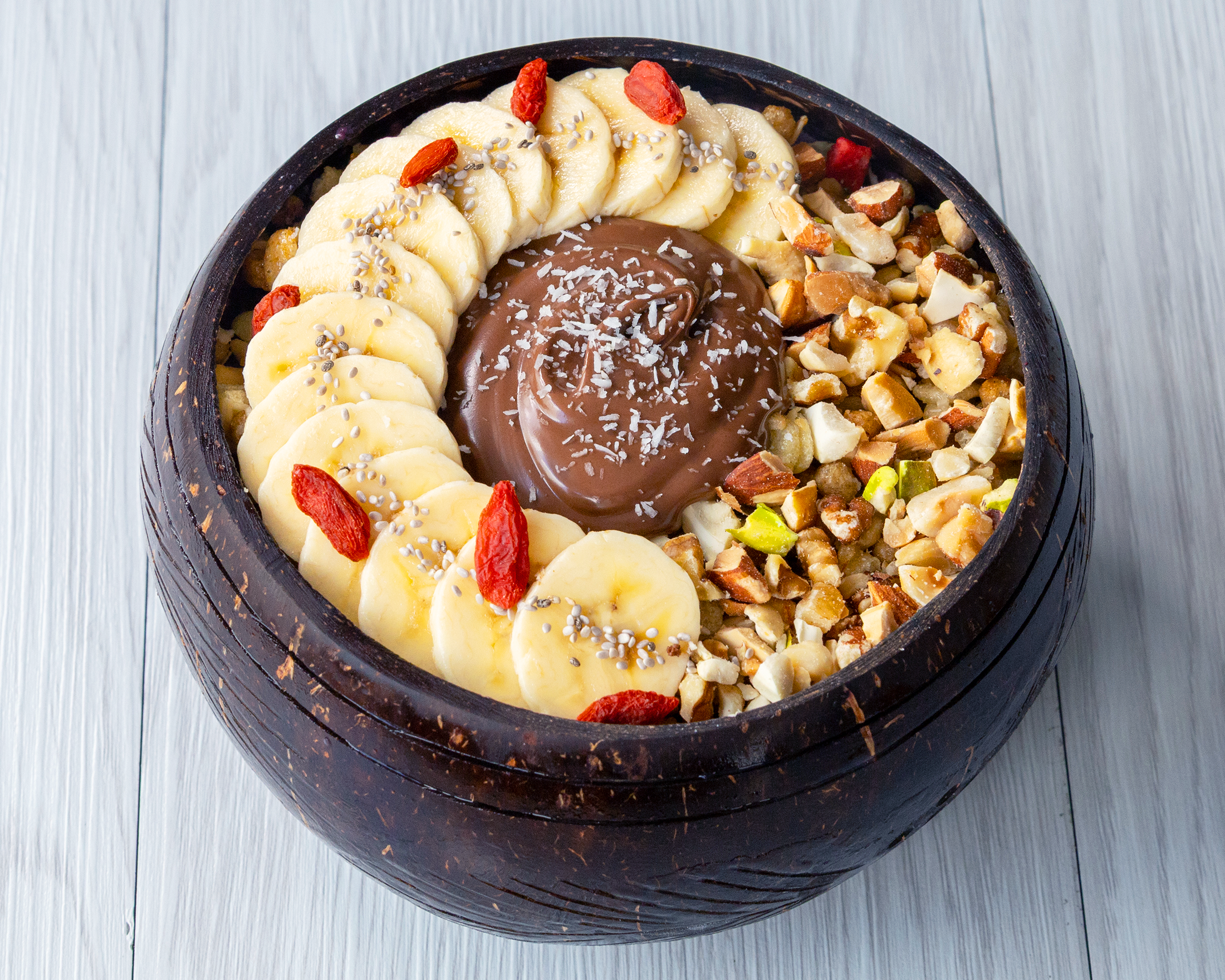 【フルーツたっぷりアサイーボウル】ワイキキ・ボウルズ 【Full Size】ヌテラボウル【NB】