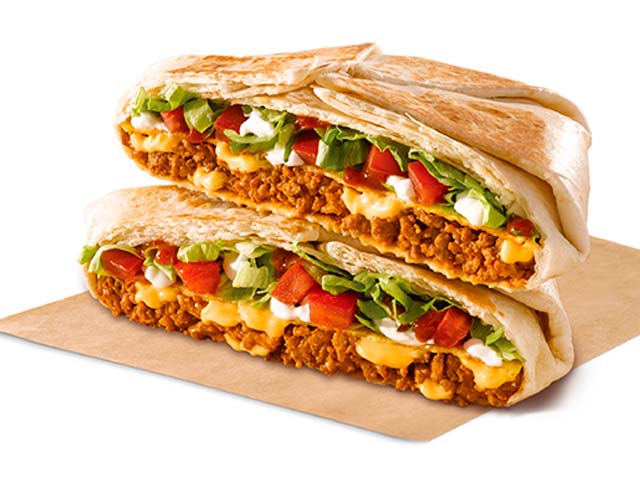 タコベル人気No.2 ビーフ クランチラップ スプリーム