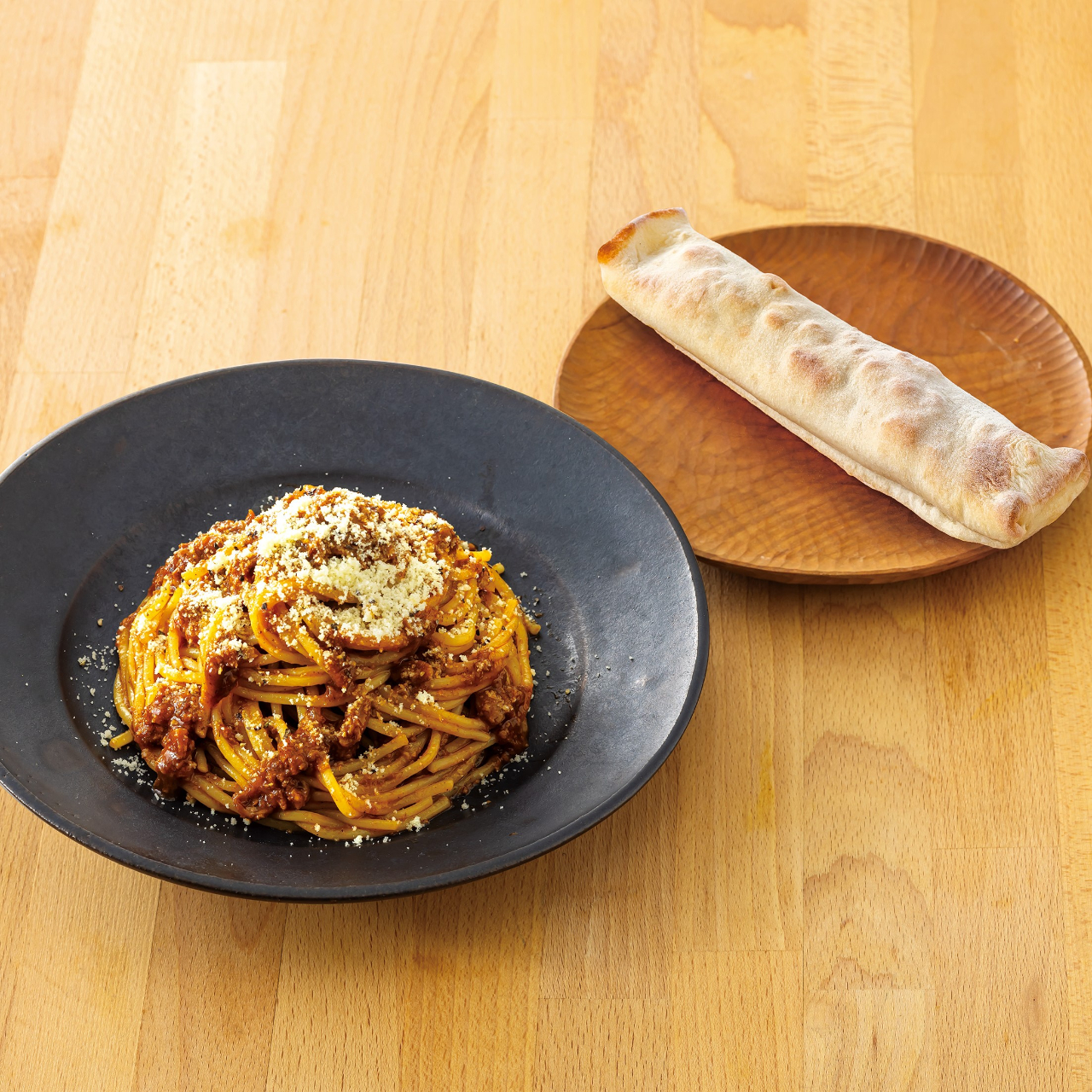 109.ボロネーゼ<ベーコンのトマトスティックピザ付き>