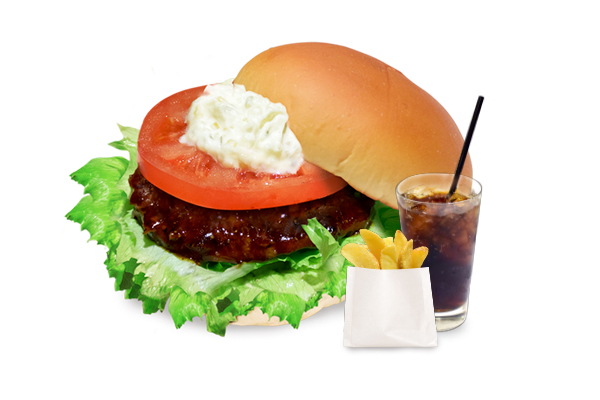 the 3rd burger 照り焼きバーガーセット/全粒粉バンズ