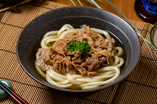 山下本気うどん人気No.1 牛肉うどん Beef Udon
