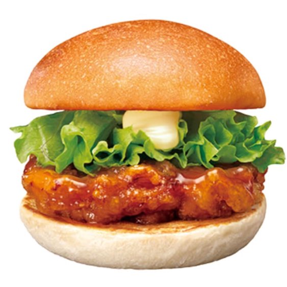 ゼッテリア ZETTERIA 【単品】オレンジチキンバーガー Orange Chicken Burger