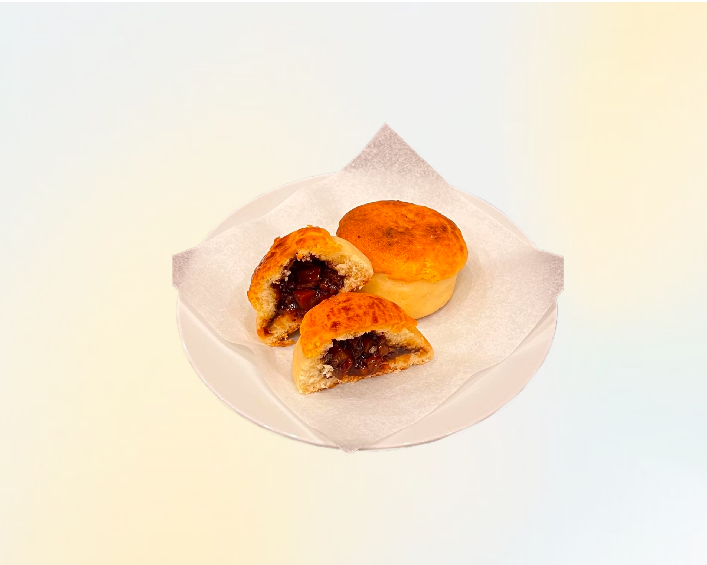 cotti coffee チャーシューメロンパン BBQ Pork Melon Bun