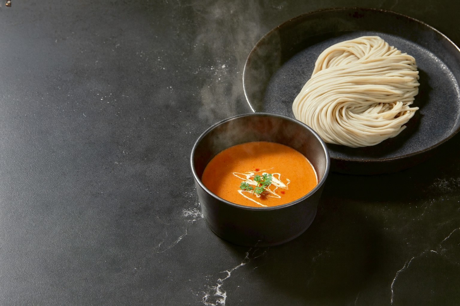 (大盛)オマール海老香るビスクつけそば Lobster fragrant bisque soba
