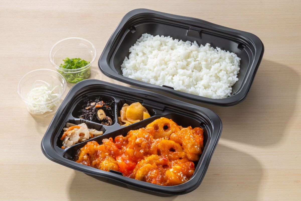 大戸屋 鶏とれんこんのチリソース弁当