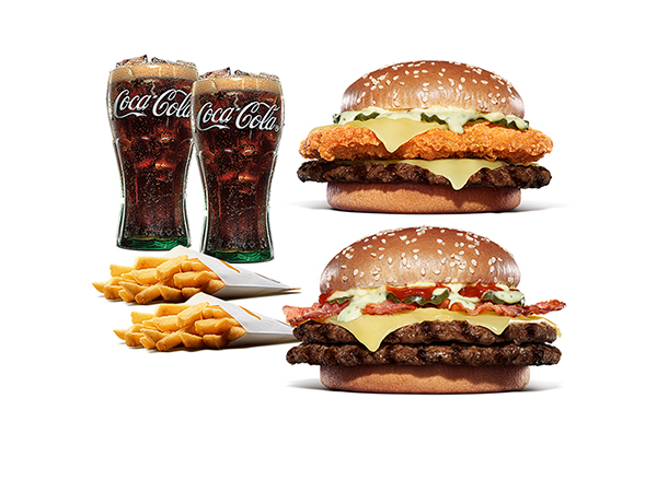 バーガーキング どこまでも白いダブルホワイトセット