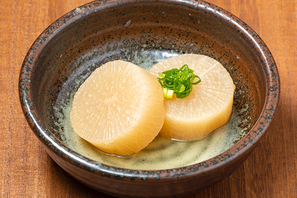 山下本気うどん おでん大根2個