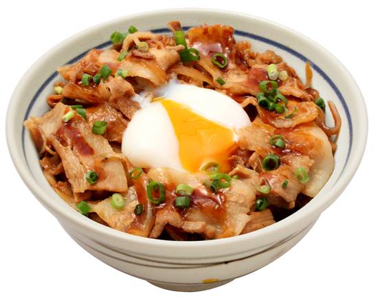 中華食堂一番館人気No.1 焼肉スタミナ黒丼 Yakiniku Stamina Black Rice Bowl