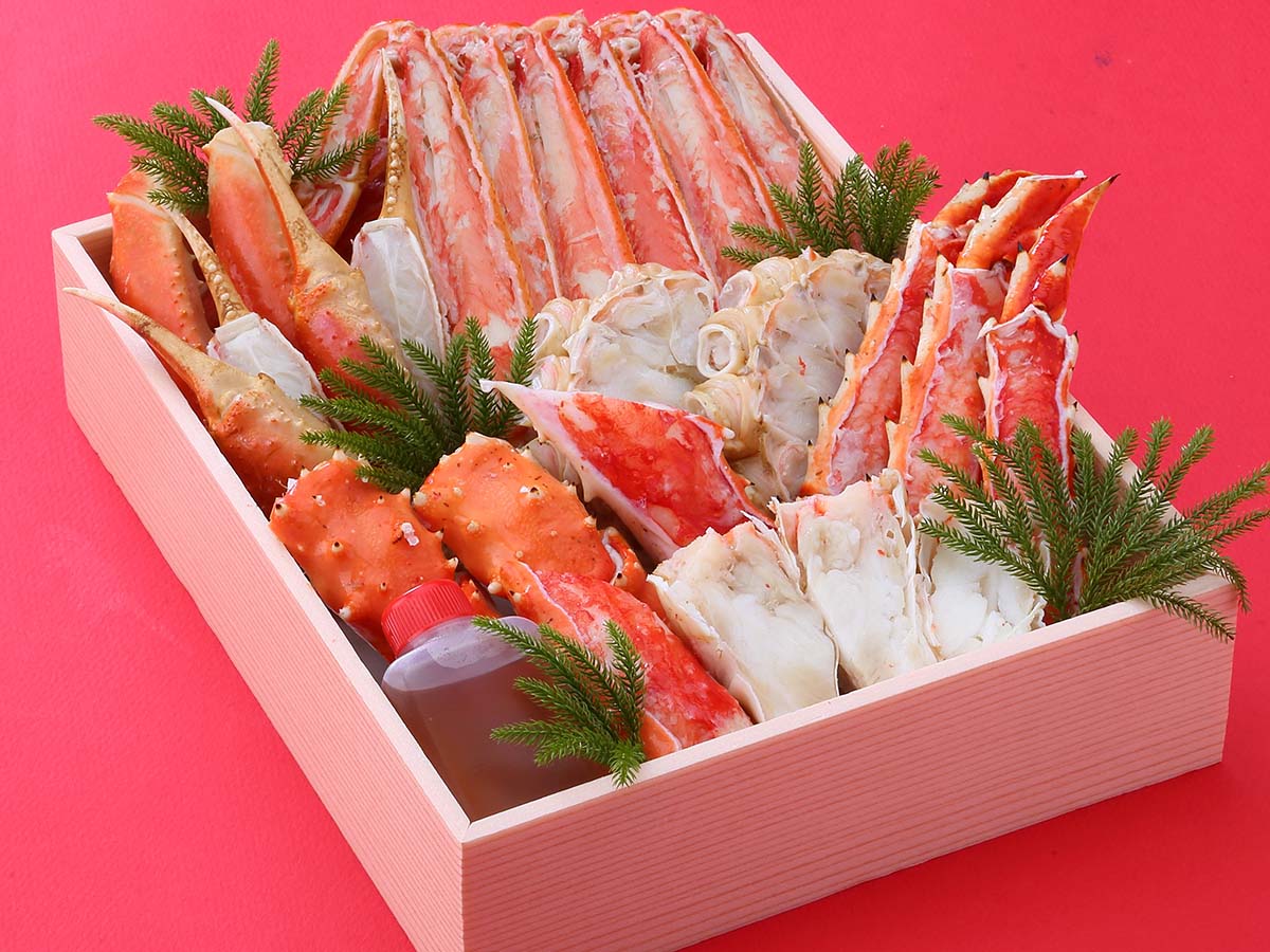 かに道楽 ズワイかにとタラバかに詰め合せ