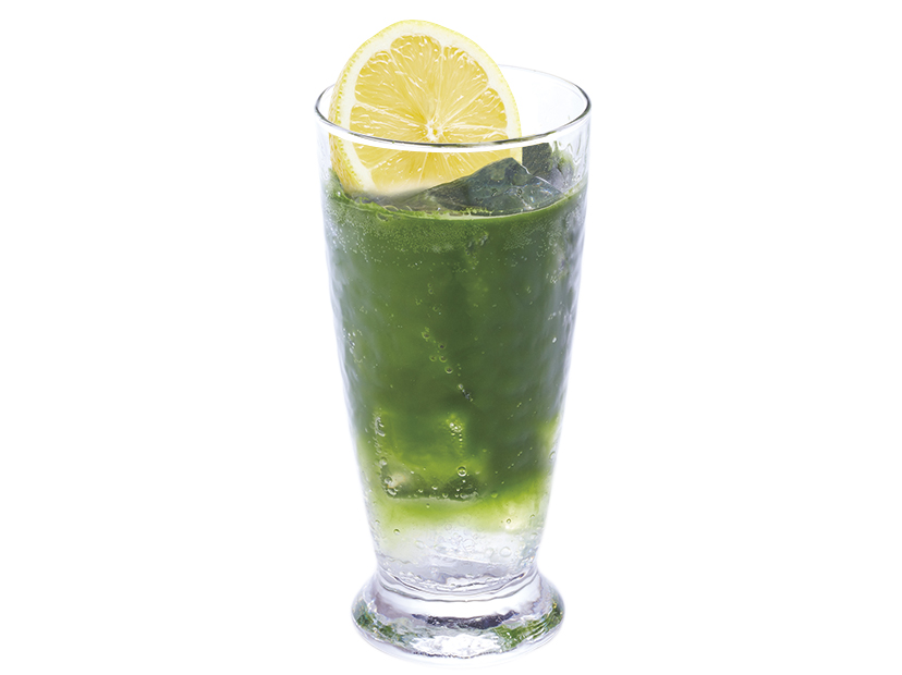 おかげ庵 抹茶ソーダ