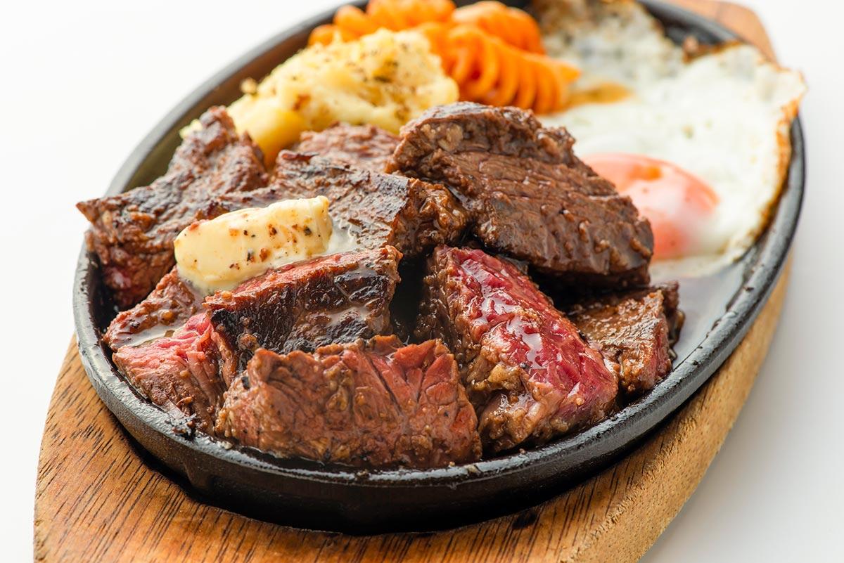 肉と米 ハジメ ガーリック焦がしバター醤油ステーキ150g