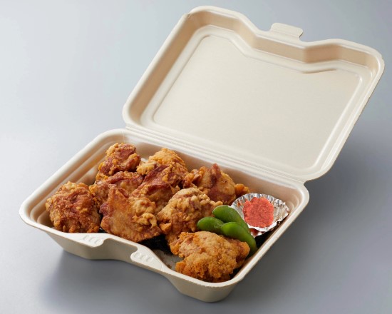 餃子食堂マルケン 唐揚弁当トリプル弁当