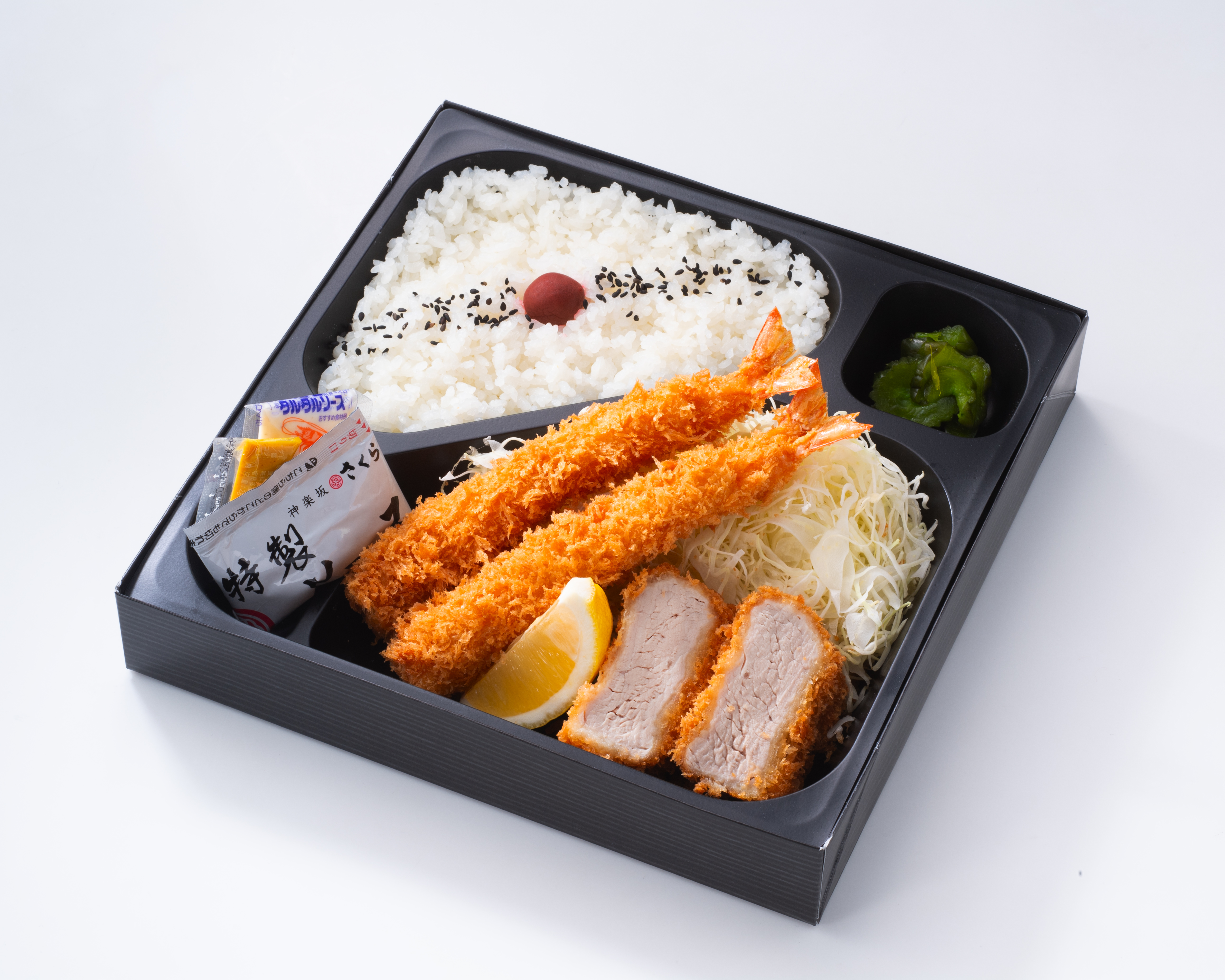 とんかつ神楽坂さくら ヒレかつと海老弁当