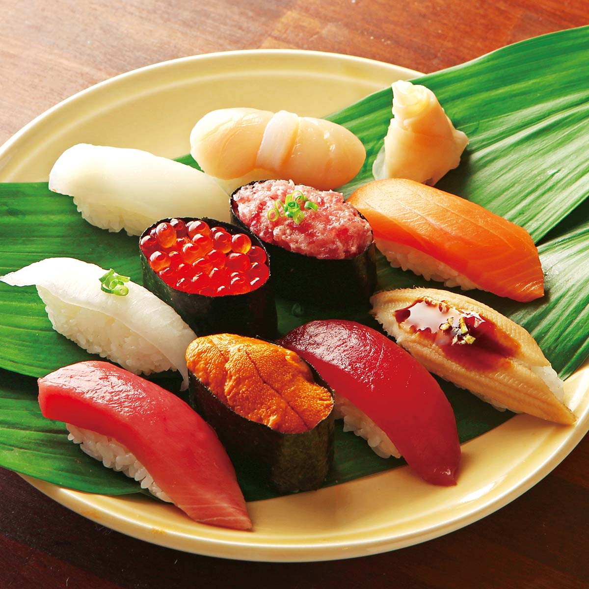 柿家すし 大人が選んだ人気ネタ三昧(1人前/10貫〜)