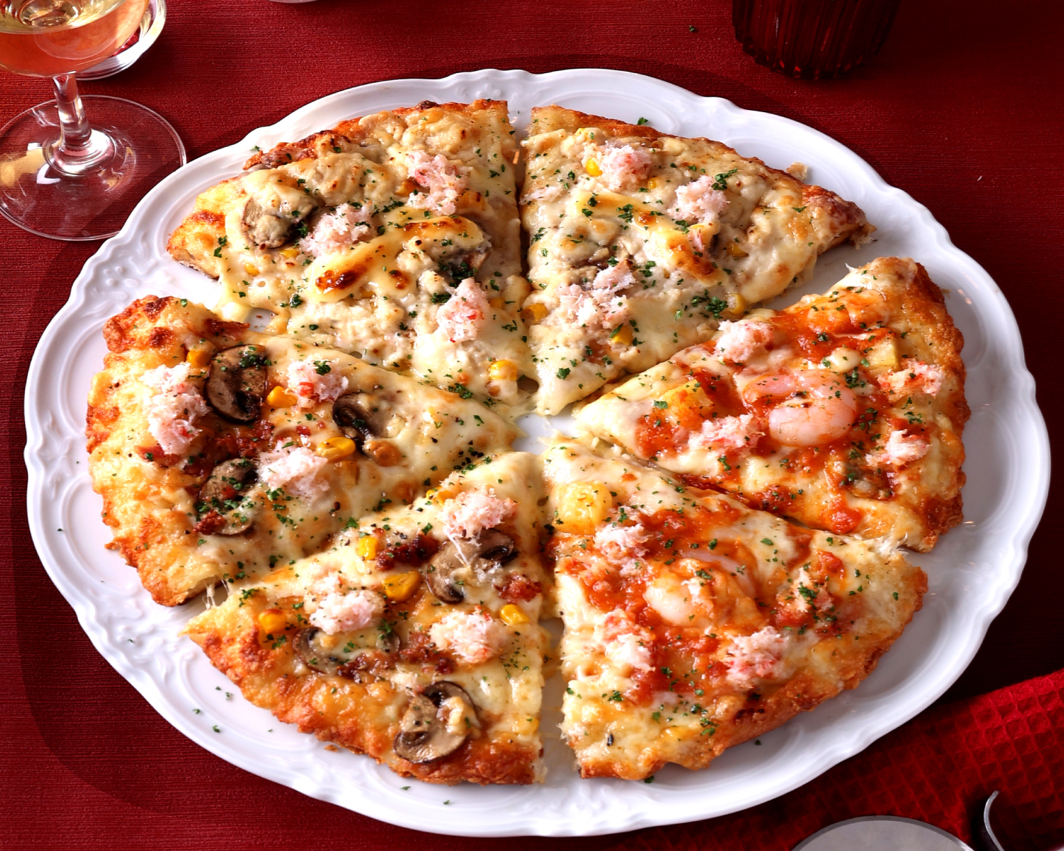 ピザーラスタイル 絶品！カニトリオ